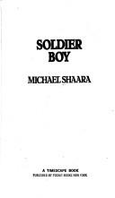 Cover of: SOLDIER BOY (Timescape Book)