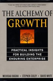 Cover of: The alchemy of growth by Mehrdad Baghai