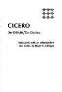 Cover of: De officiis/On duties (The Library of liberal arts) by Cicero