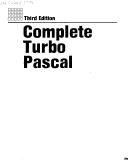 Cover of: Complete Turbo Pascal/Covers Version 5.0