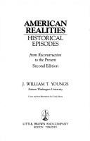 Cover of: American Realities by J. William T. Youngs, J. William T. Youngs