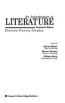 Cover of: An Introduction to literature: fiction/poetry/drama
