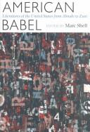 Cover of: American Babel: literatures of the United States from Abnaki to Zuni