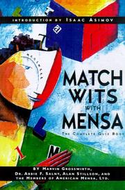 Match wits with Mensa by Marvin Grosswirth, Abbie F. Salny, Alan Stillson
