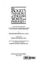 Cover of: Roget's Thesaurus of English words and phrases by Peter Mark Roget