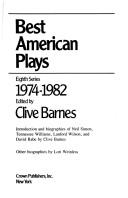 Cover of: Best American plays. by 