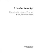 Cover of: A hundred years ago by Colin Ford