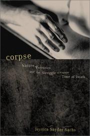 Cover of: Corpse by Jessica Snyder Sachs