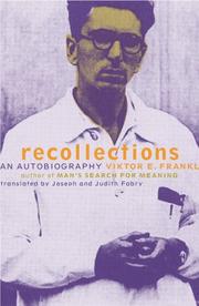 Cover of: Recollections: An Autobiography