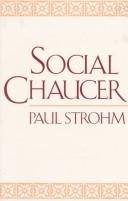 Cover of: Social Chaucer by Paul Strohm