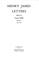 Cover of: The Letters of Henry James
