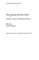 Cover of: The Learned and the Lewed by Larry D. Benson