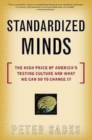 Cover of: Standardized Minds | Peter Sacks