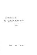 Cover of: An introduction to technological forecasting. by Joseph Paul Martino