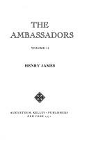 Cover of: The Ambassadors (The Novels and Tales of Henry James, Part 2) by Henry James, Henry James