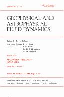 Cover of: Magnetic Fields in Galaxies: A special issue of the journal Geophysical and Astrophysical Fluid Dynamics (Geophysical & Astrophysical Fluid Dynamics)