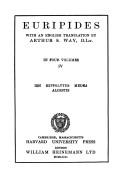 Cover of: Euripides: Ion-Hippolytus-Medea-Alcestis: Loeb Classical #012 (Works)