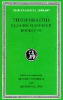 Cover of: De causis plantarum by Paracelsus