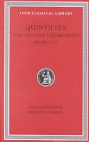 Cover of: The orator's education by Quintilian