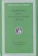 Cover of: Euripides, Volume V. Helen. Phoenician Women. Orestes