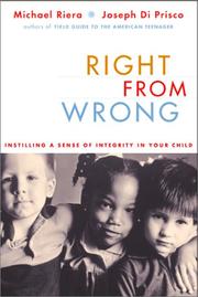 Cover of: Right from Wrong by Michael Riera, Joseph Di Prisco