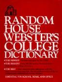 Cover of: Random House Webster's College by Dictionary