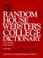 Cover of: Random House Webster's College