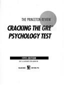 Cover of: PR GRE PHYSCOLOGY 1995 (Princeton Review: Cracking the GRE Psychology)
