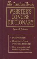 Cover of: Random House Webster's Concise Dictionary
