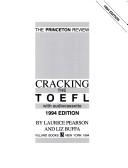 Cover of: PR TOEFL 1994 (Princeton Review: Cracking the TOEFL) by John Katzman
