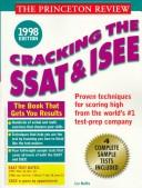 Cover of: Cracking the SSAT/ISEE, 1998 Edition