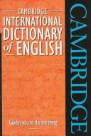 Cover of Cambridge International Dictionary of English Network CD-ROM by 