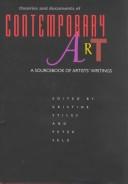 Cover of: Theories and Documents of Contemporary Art by 