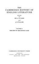 Cover of: Cambridge History of English Literature 2 | 