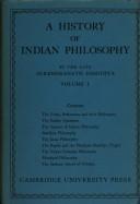 Cover of: History Indian Philosophy 1 by Dasgupta