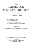 Cover of: The Cambridge Medieval History
