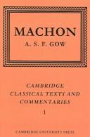 Cover of: Machon by Machon.