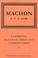Cover of: Machon