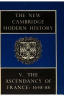 Cover of: The New Cambridge Modern History, vol. 5 by F. L. Carsten