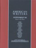 Cover of: American Writers - Supplement XII (American Writers)