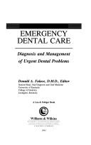 Cover of: Urgent dental problems: diagnosis and management
