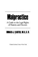 Cover of: Malpractice by Donald D. Flaster