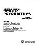 Cover of: Comprehensive Textbook of Psychiatry V