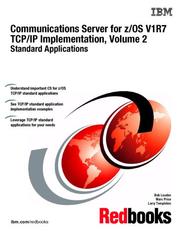 Cover of: Communications Server for Z/os V1r7 Tcp/ip by IBM Redbooks