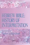 Cover of: Hebrew Bible: History Of Interpretation