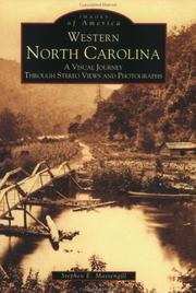 Cover of: Western North Carolina: A Visual Journey Through Stereo Views and Photographs (Images of America)