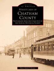 Cover of: Streetcars Of Chatham County, GA