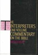 Cover of: The Interpreter's One-Volume Commentary on the Bible: Introduction and Commentary for Each Book Including the Apocrypha