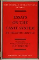 Cover of: Essays on the caste system. by Célestin Charles Alfred Bouglé