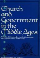 Cover of: Church and Government in the Middle Ages by 